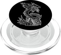 Quetzalcoatl Ancient Aztec Serpent Mayan Temple Inca Toltec PopSockets PopGrip for MagSafe