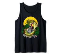 Quetzalcoatl Aztec Feathered Serpent Mayan God Aztec Pyramid Tank Top