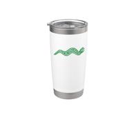 Quetzalcoatl/Aztec Feathered Serpent Mythology Design Stainless Steel Insulated Tumbler