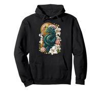 Quetzalcoatl Aztec God Mythology Myan Inca Easter Roses Pullover Hoodie