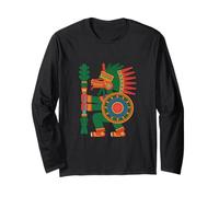 Quetzalcoatl Aztec Mexican Dragon Feathered Serpent God Long Sleeve T-Shirt