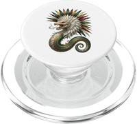Quetzalcoatl Feathered Serpent Aztec Mythology Art Mexico PopSockets PopGrip for MagSafe