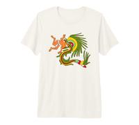 Quetzalcoatl. Feathered Snake. Aztec God Premium T-Shirt