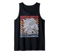Quetzalcoatl Groovy Arztec God Mythology Mayan Tank Top