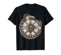 Quetzalcoatl Ouroboros Aztec Ancient Mayan Inca Toltec T-Shirt