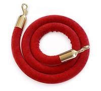 Queue Barriers - 1.7m Retractable Rope Stanchion for Cinema Event & Hotel Use - Durable S-Hook Design for Efficient Crowd Control & Waiting Lines