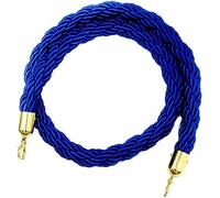 Queue Guardrail Rope, with Hook Guardrail Rope, for Red Carpet Events, Hotels, Banks and Other Public Areas (1.5m-Blue)