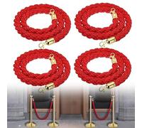 Queue Management Rope Braided Crowd Control Cord for Events & Grand Openings - Stylish Barrier Solution for Cinema Red Carpet & Exhibitions