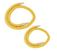 Queue Management Rope, Twisted Crowd Control Rope, for Post 1/1.5/2/2.5/3 M, Braided Hemp, 2.8cm(Unique Colour,2.5M)