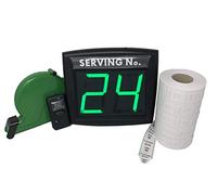 Queue Management System My-Turn (Green Led) with LCD Radiocontrol