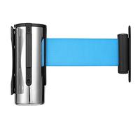 Queue Rope Barrier, Retractable Belt Barrier for Crowd Control, Wall Mount Safety Tape, Line Dividers, 2m Length for Event Management and Queue Management