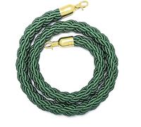 Queue Rope Barriers Barrier Rope With Carabiner Queue Divider Crowd Control 1-5m Multicolor(Emerald,4.5m)