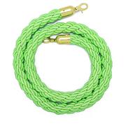 Queue Rope Barriers Barrier Rope With Carabiner Queue Divider Crowd Control 1-5m Multicolor(Fluorescent Green,5m)