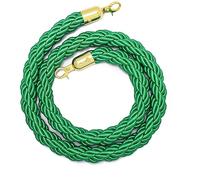Queue Rope Barriers Barrier Rope With Carabiner Queue Divider Crowd Control 1-5m Multicolor(Green,1m)