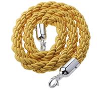 Queue Rope Barriers Crowd Control Barrier Stanchion Queue Rope Yellow Multiple Sizes(215cm)