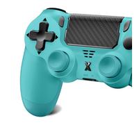 Quevati Wireless Controller for PS-4, Controller Wireless for PS-4/Pro/Slim/PC, Bluetooth Gamepad Joystick with Dual Vibration Touch Panel 3.5mm Audio Jack Six-Axis Upgraded