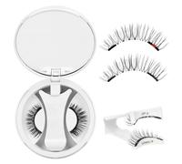 QUEWEL Magnetic-Eyelashes with Applicator, Portable Magnetic-Lashes with Applicator, Upgrade 2 Magnets False Eyelashes, Easy to Wear and Remove (Magnetics NZH-F-NEW)