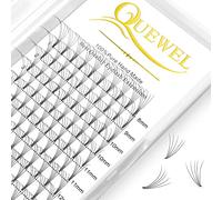 QUEWEL Premade Fan Volume Lash Extensions 5D 0.07D MIX8-15mm | Pre Made Fan Lashes | 3D 4D 5D 6D 0.07/0.10 C/D Curl 8-15mm | Long Lasting | Easy Application（5D 0.07D MIX8-15mm）