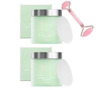 Quia Zero Pore Pads, Upgraded Zero Pore Pads 2.0, Dual-Textured Facial Toner Pad-s for Exfoliation and Pore Care, with Facial Roller, Suitable for All Skin Types (2PC)