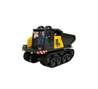 Quibuilds 1/50 RC Dump Truck - 2.4GHz 26CH Vehicle Model with Alloy Build & 360° Rotation, Construction Lights & Sound for Outdoor Use & Display, Gift for Adults & RC Enthusiasts