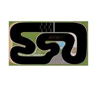 Quibuilds BZ3283 1600x900MM Race Track with Barriers for 1/32 1/43 1/64 1/76 Mini RC Car, Mini Car Accessories for Racing