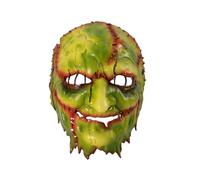 Quibuilds Full-Face Scary Witch Mask, One-Size-Fits-All Design, Ideal for Halloween Cosplay Party and Anime Shows (Green)