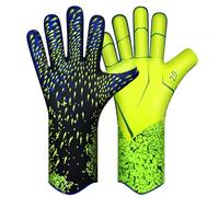 QUICARD Goalkeeper Gloves, Good Grip Football Goalkeeper Gloves in Sizes 6/7/8/9/10, Strong Receiver for Men, Boys, Teenagers, Adults, Children and Small Hands (Green, 6 (Kid))