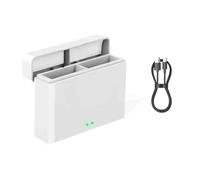 Quick 2 Slot Battery Charging Box For Action 4/3 Cameras Size For Easy Transport