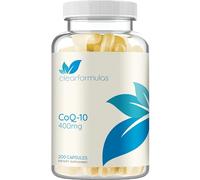 Quick Absorption CoQ10 400mg Capsules - Coenzyme Q10 400mg Potent Antioxidant for Heart Energy and Aging Support - High Stability CoQ10 Ubiquinone Capsules - Made in a cGMP US Lab (200 Servings)