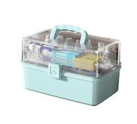 Quick Access Family Organizers Featuring Thick PP Materials Multiple Compartments Sealed Protective Medicine Box