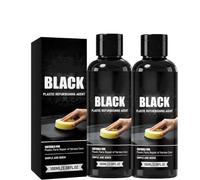 Quick Acting Car Plastic Restorer,Black Trim Reviver for Faded Rubber，1