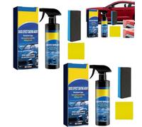 Quick-acting Coating Agent Spray,3 in 1 High Protection Quick Nano Car Coating Agent Spray,Oil Film Emulsion Glass Cleaner,Quickly Coat Car Wax Polish Waterless Wash for Auto Motorcycles