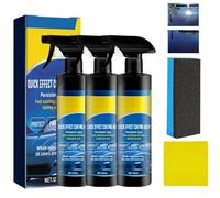 Quick-acting Coating Agent Spray, 3 in 1 Multi-functional Quick Effect Coating Agent, Quickly Coat Car Wax Polish Spray Waterless Wash for Cars Motorcycles