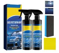 Quick-acting Coating Agent Spray, 3 in 1 Multi-functional Quick Effect Coating Agent, Quickly Coat Car Wax Polish Spray Waterless Wash for Cars Motorcycles