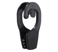 Quick Adjustable Fender Hook 32 mm for Boat Railing - Robust ABS Replacement Hook with Side Entry for Secure Attachment of Boat Fenders, Black