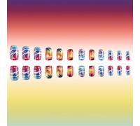 Quick Apply Sunset Beach Palm Tree Artificial Nail Acrylic Fake Nails Full Cover Press On The Nail Press For Various Occasions Artificial
