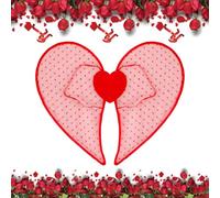 Quick Assembly Design for Valentine Angel Wing Props; Butterfly Wings made of Organdy Fabric for Cosplay Party