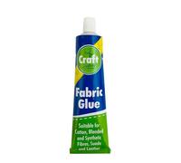 Quick Bond Fabric Glue For Clothes 50ml - Extra Strong Permanent Machine Washable Glue | Textile Felt Badges Leather & Hemming | NO SEWING | For Cotton, Blended and Synthetic Fiber, Suede and Leather
