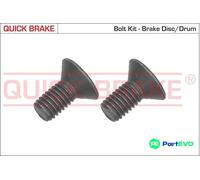 QUICK BRAKE BRAKE DISC SCREW SET 11665K FOR MAZDA KIA