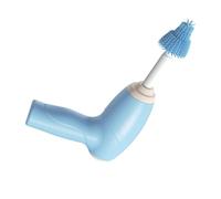Quick Brush For Milk Bottles Water Cups Touch Control Silicone Bristles Easy Use Quick Clean Baby Bottle Brush