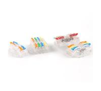 Quick Butt Electrical Wire Connector 222/223 Docking Wiring Conductor Push in Transparent home Terminal Block IDGTTLDF(22-3TM)