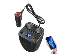Quick Car Charger - 60W Adjustable Anti-Skid Cable Ready to Use, USB Car Charger 2 Ports - for Mobile Phone Truck