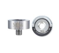 Quick Change Adapter Steel Nut for X Lock Angle Grinders with Pressing Plate, Compatible with Regular Blades, 304 Stainless Steel, 45 x 30 mm, Silver