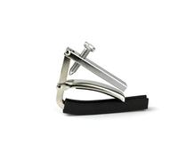 Quick-Change Clip-On Transposing Clamp， Guitar Capo Metal Screw On Adjustable For Acoustic Electric Classical Guitars(Sliver)
