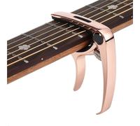 Quick-Change Clip-On Transposing Clamp， Guitar Capo Quick Change Trigger Clamp For Acoustic Electric Classical Guitars Multicolor(Pink)
