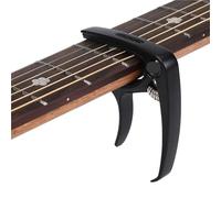 Quick-Change Clip-On Transposing Clamp， Guitar Capo Quick Change Trigger Clamp For Acoustic Electric Classical Guitars Multicolor(Black)