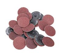 Quick Change Discs, 25PCS 2 INCH Discs Roll Lock Surface Conditioning Sanding Disc R-Type Discs for Rotary Tool Sanding and Surface Blending(120 Grits)