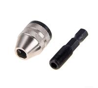 Quick Change Drill Adapter 1/4 Hex for Home Garage Use | Quick change design, 0.3-3.6mm range, 1/4 hex shank, keyless operation, secure bit holding