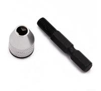 Quick Change Drill Bit Chuck Adapter 1/4 Inch Hex Shank, Keyless Converter for Drill Drivers with 0.3-3.6mm Bit Holding Range