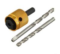 Quick Change Drill Extension Rod Hex Shank Compatible with Hole Saws for Wood and Soft Metal For Drilling from 16 to 152MM Sizes (triangle handle)
